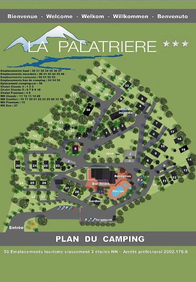 Camping Hotel La Palatriere à Le Sauze-du-lac